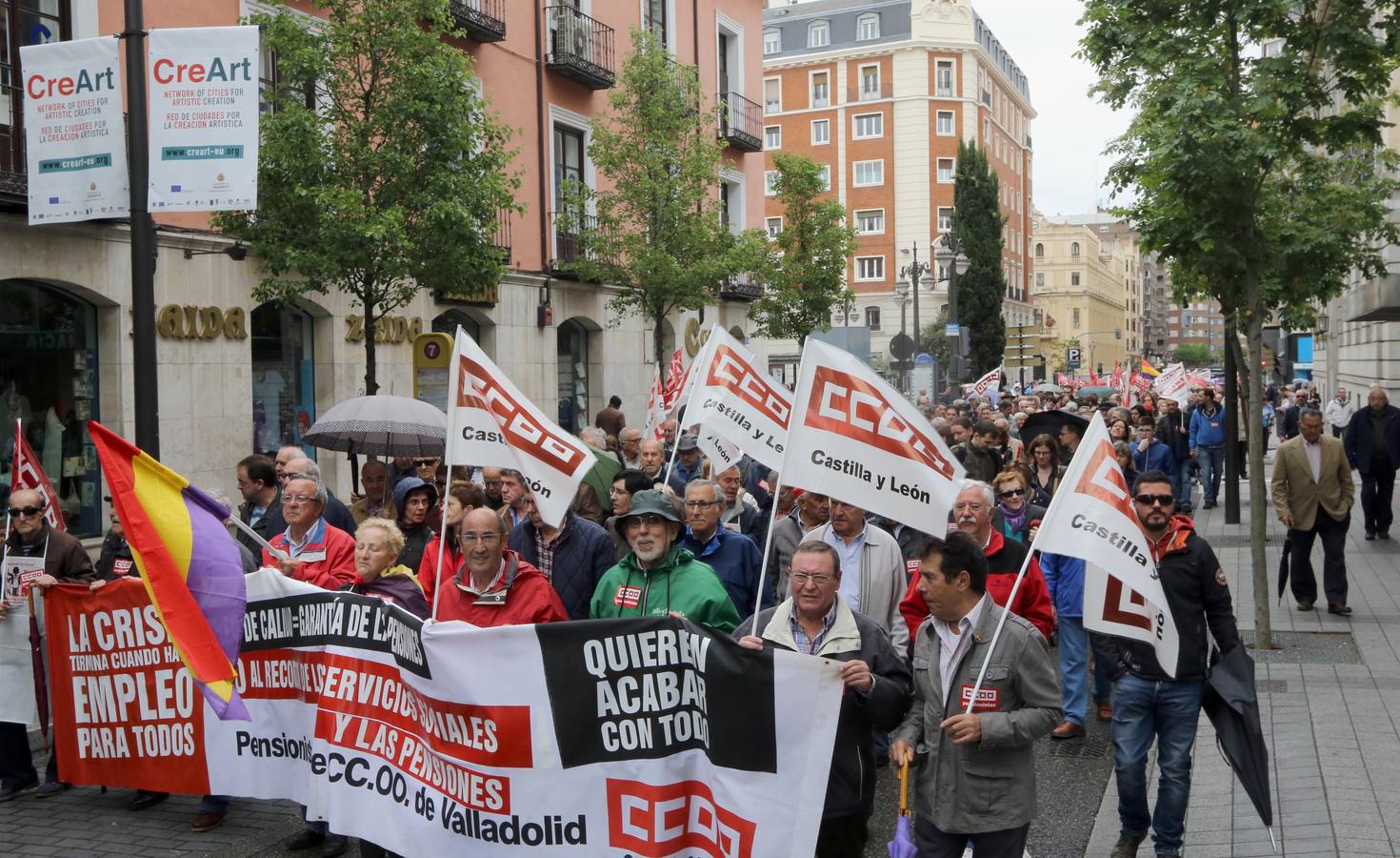 Manifestación del Primero de Mayo en Valladolid (1/2)