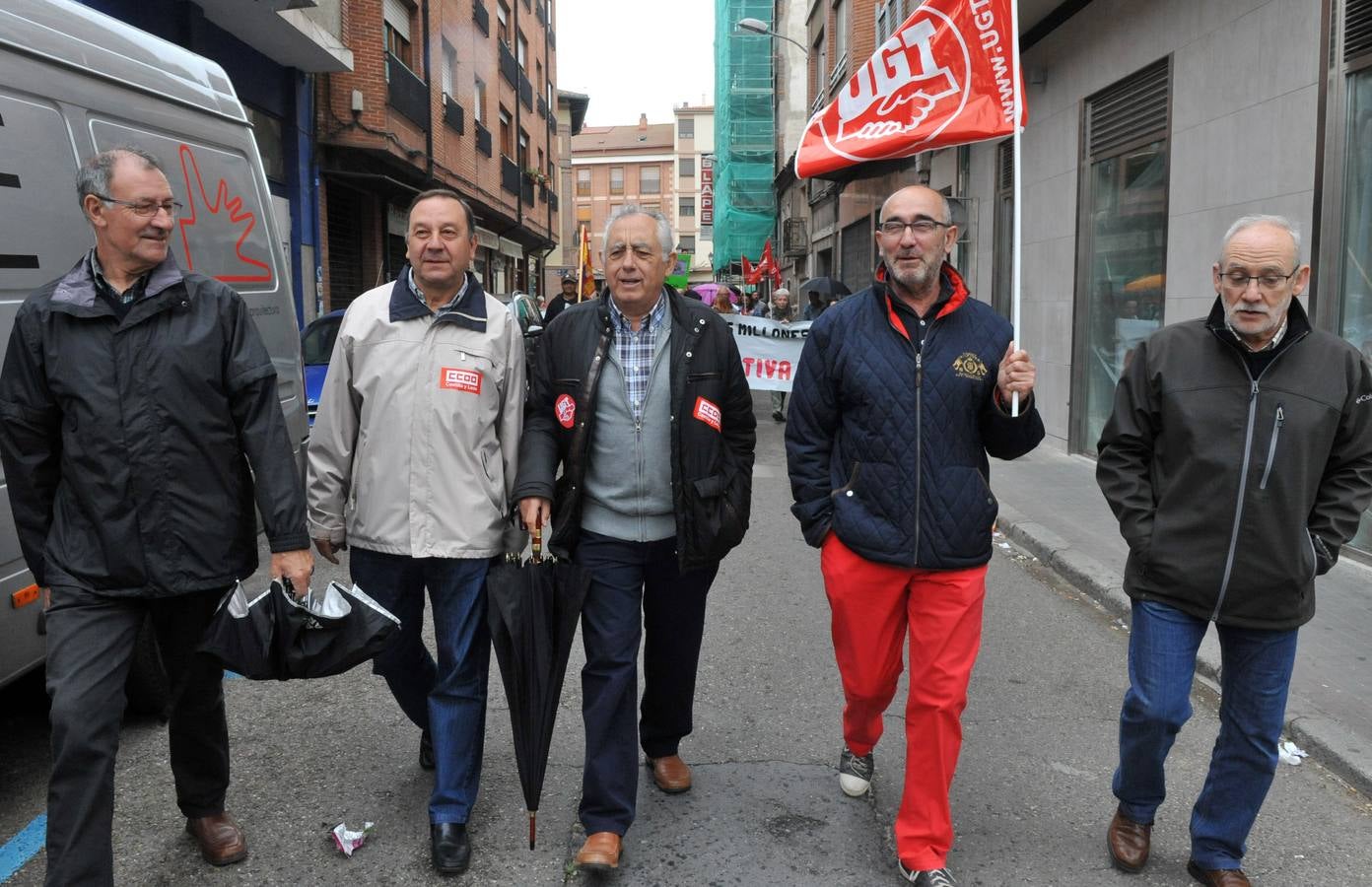 Manifestación del Primero de Mayo en Medina del Campo