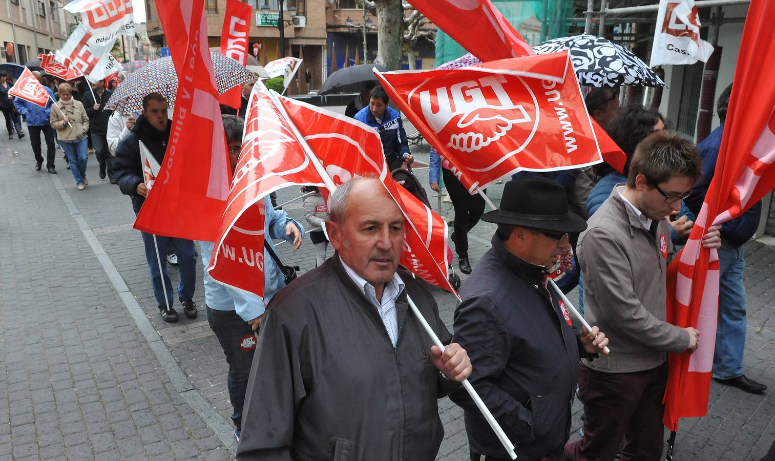 Manifestación del Primero de Mayo en Medina del Campo
