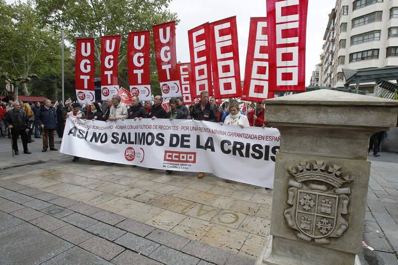 Manifestación del Primero de mayo en Palencia