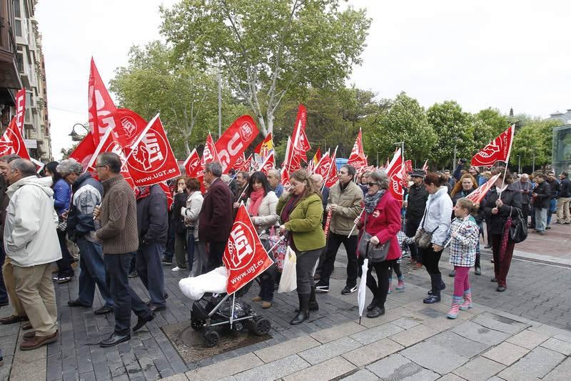 Manifestación del Primero de mayo en Palencia