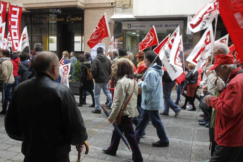 Manifestación del Primero de mayo en Palencia