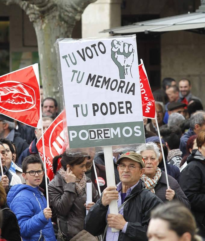 Manifestación del Primero de mayo en Palencia