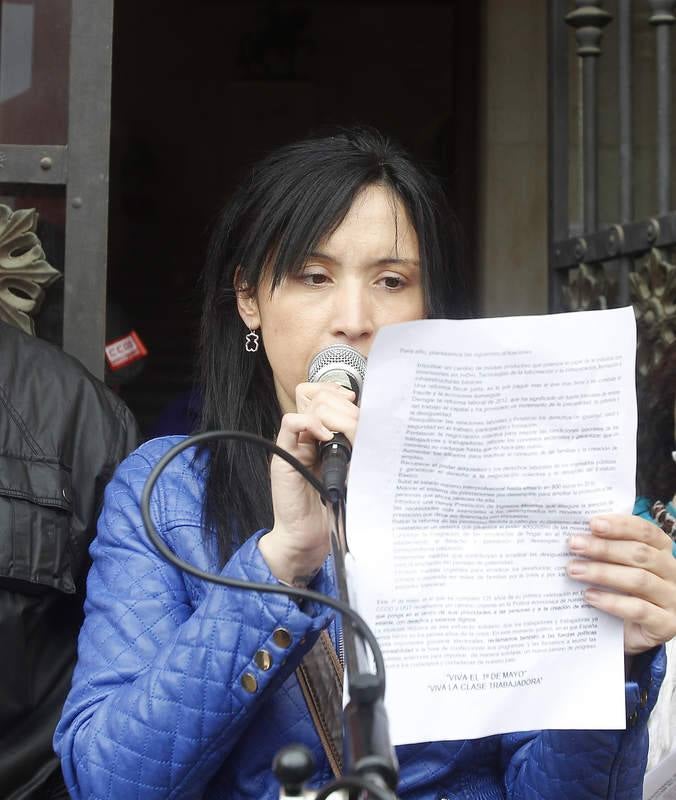 Manifestación del Primero de mayo en Palencia