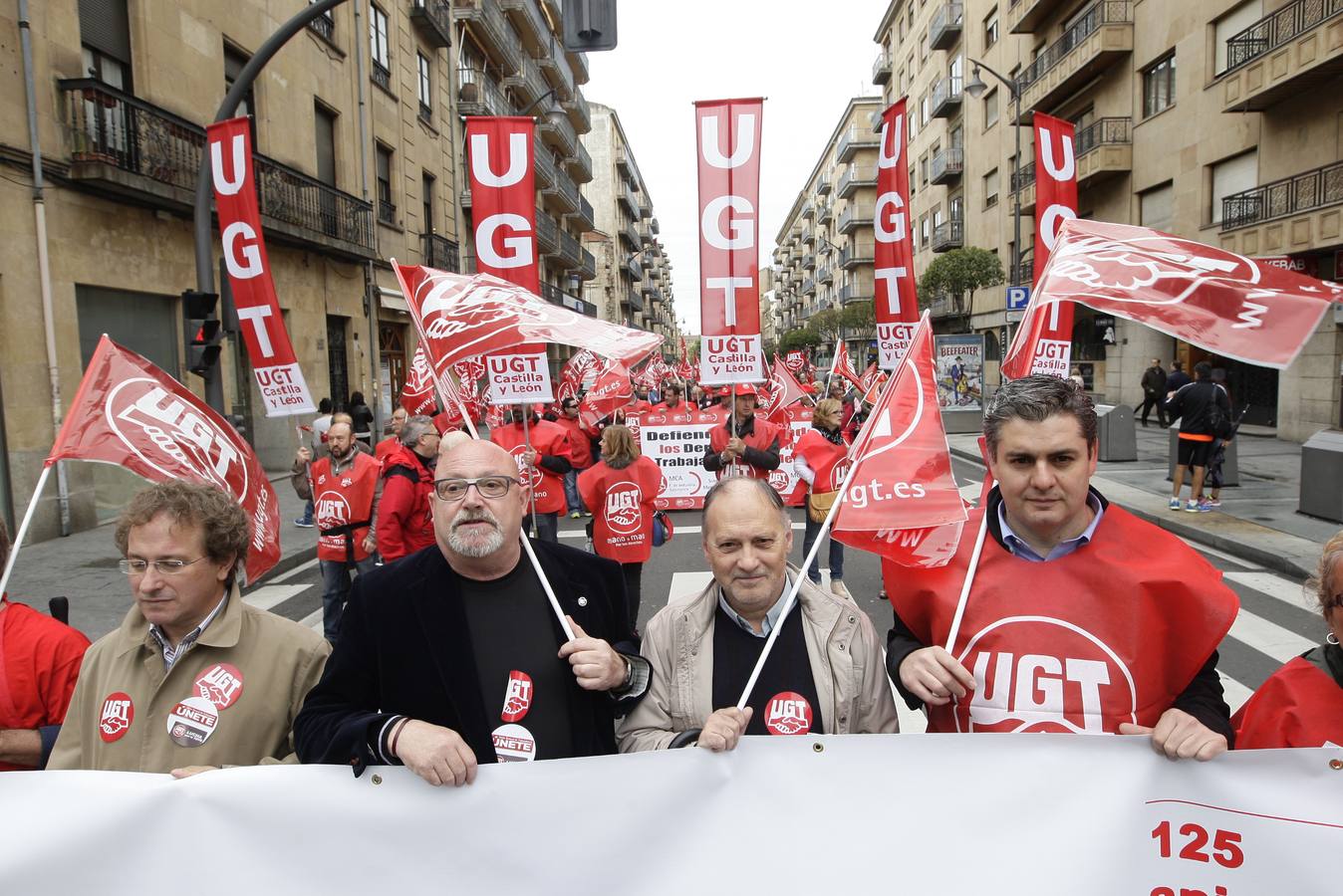 Manifestación del Primero de Mayo en Salamanca (Parte 1)