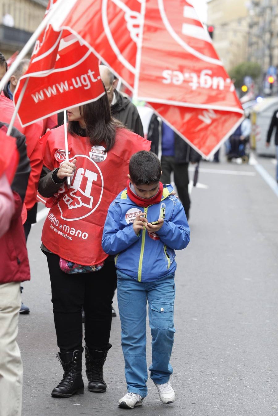 Manifestación del Primero de Mayo en Salamanca (Parte 1)