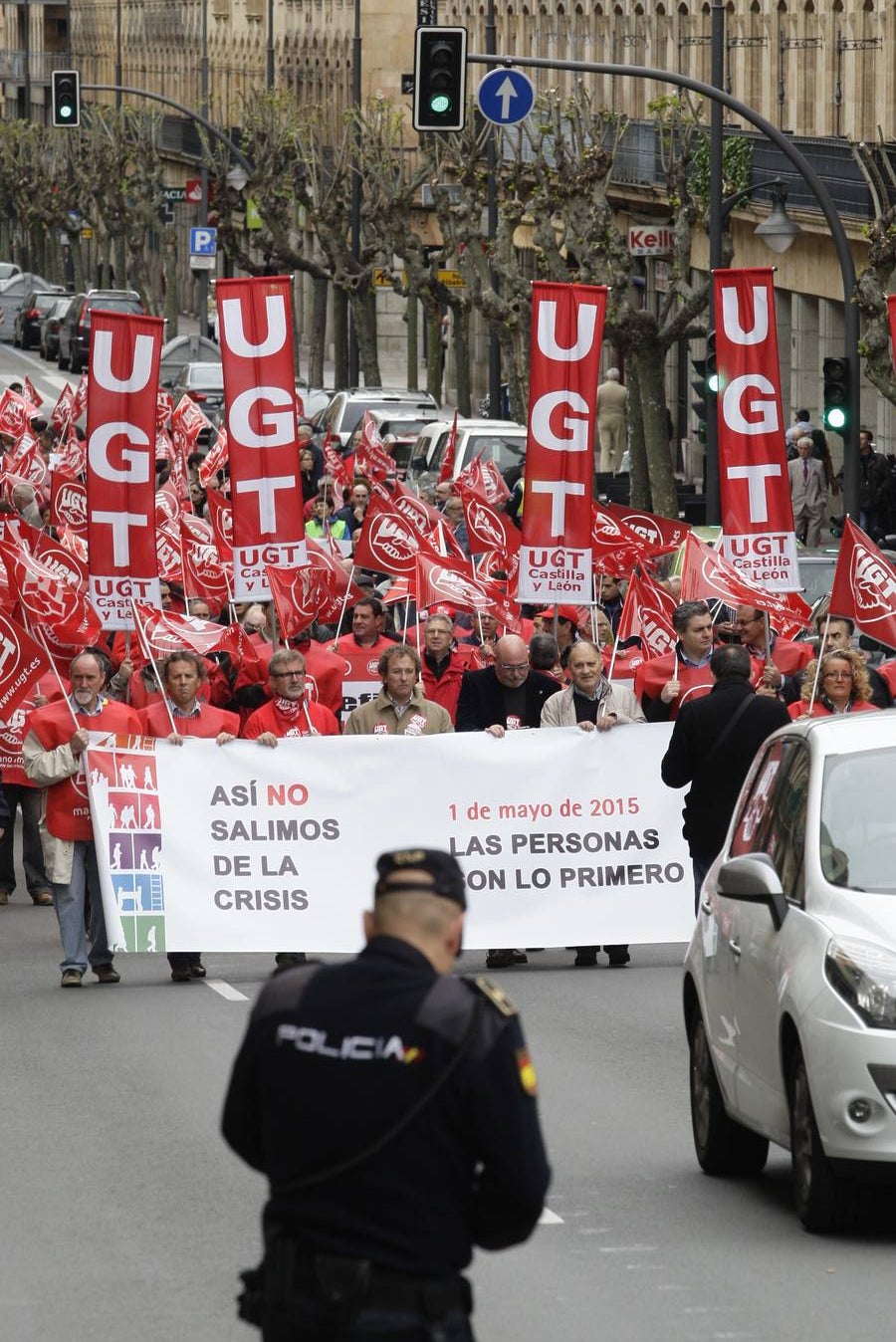 Manifestación del Primero de Mayo en Salamanca (Parte 1)