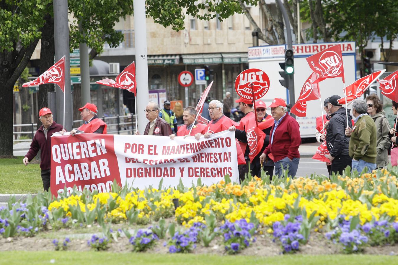 Manifestación del Primero de Mayo en Salamanca (Parte 1)