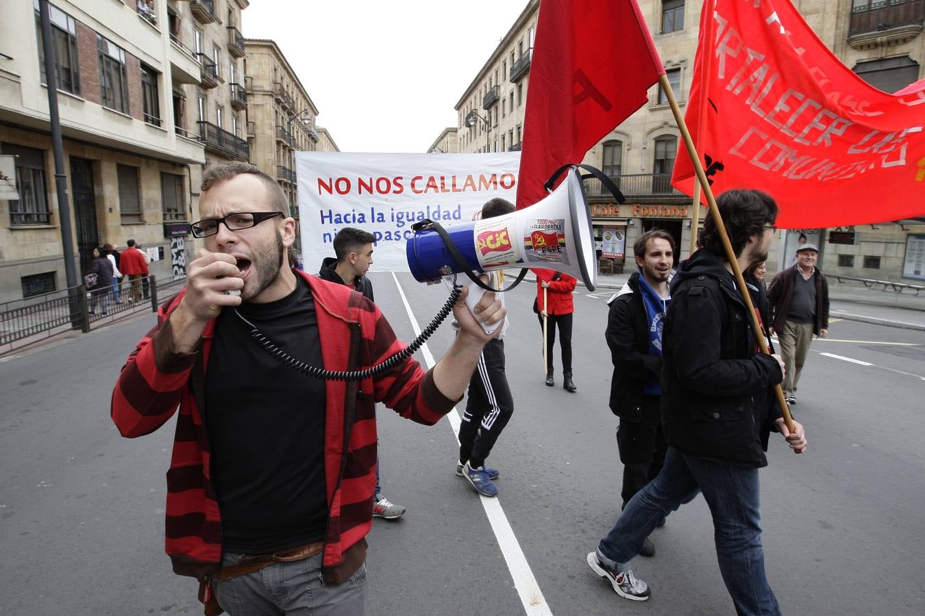 Manifestación del Primero de Mayo en Salamanca (Parte 2)