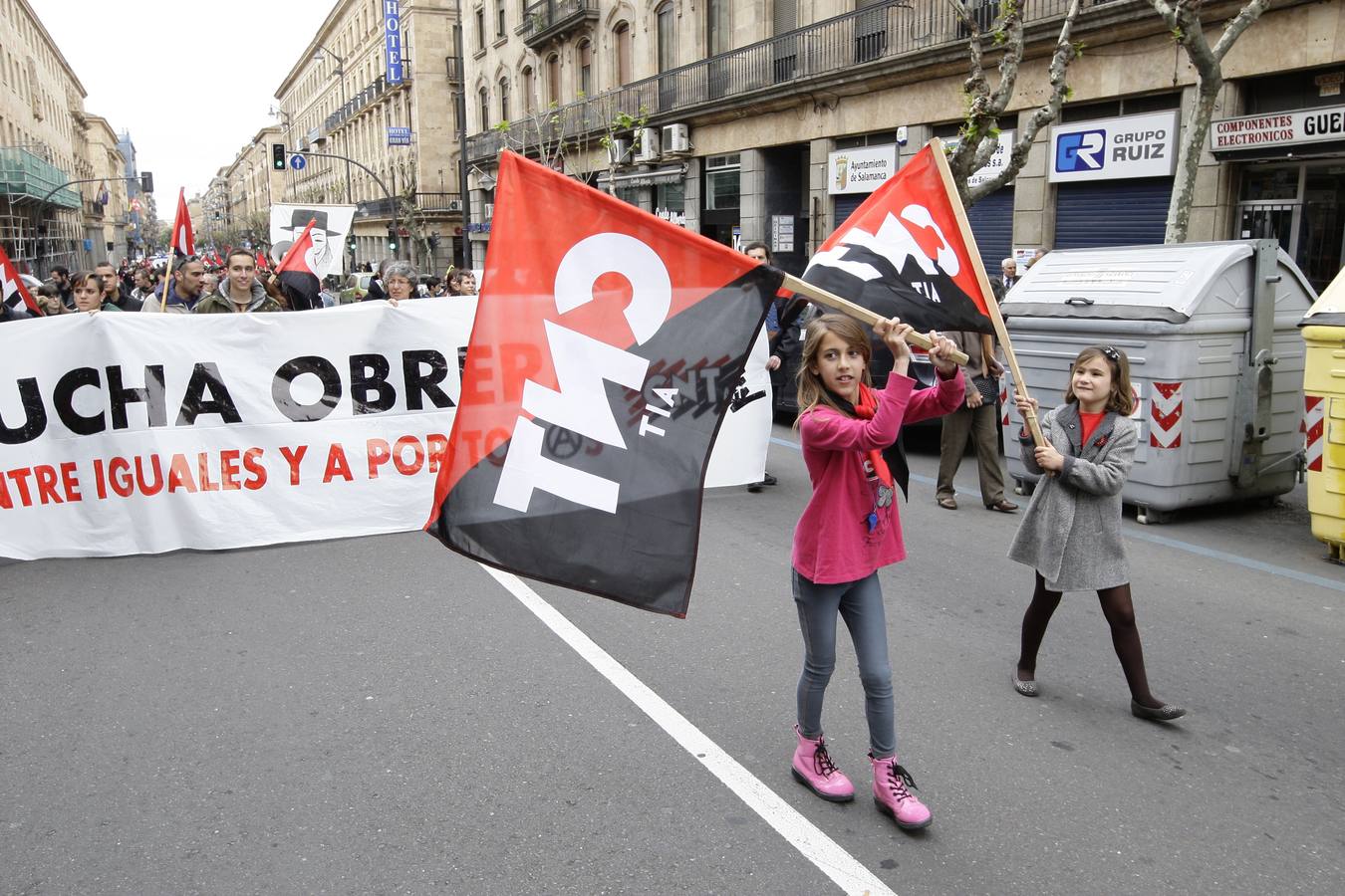 Manifestación del Primero de Mayo en Salamanca (Parte 2)