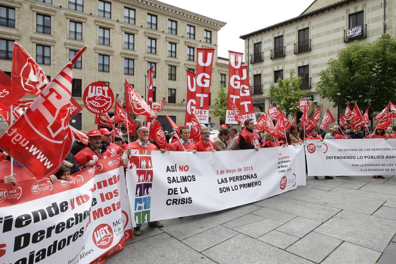 Manifestación del Primero de Mayo en Salamanca (Parte 2)