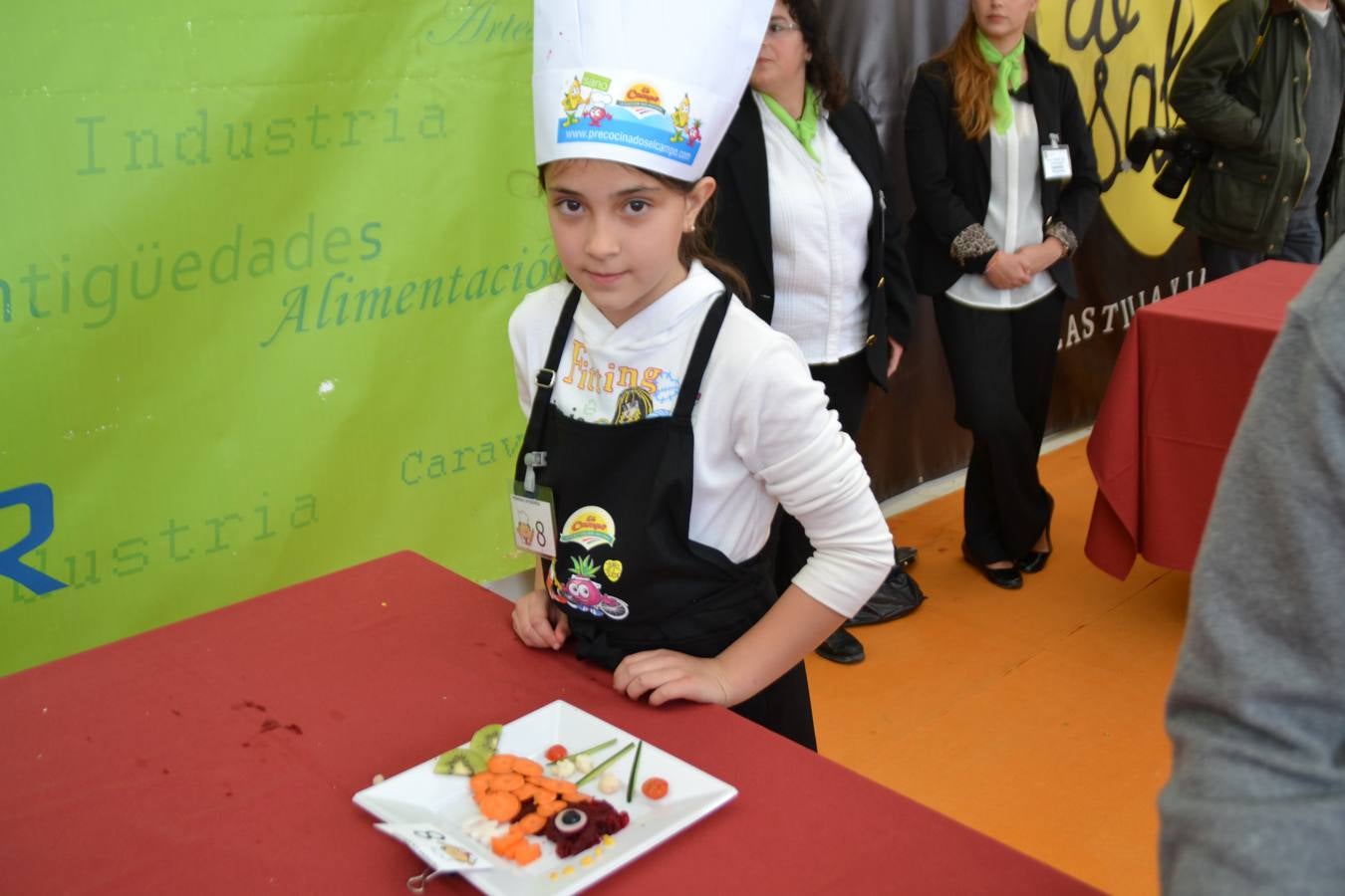 Participantes en el concurso Cuéllar Chef Junior de la Feria de Cuéllar (Segovia)