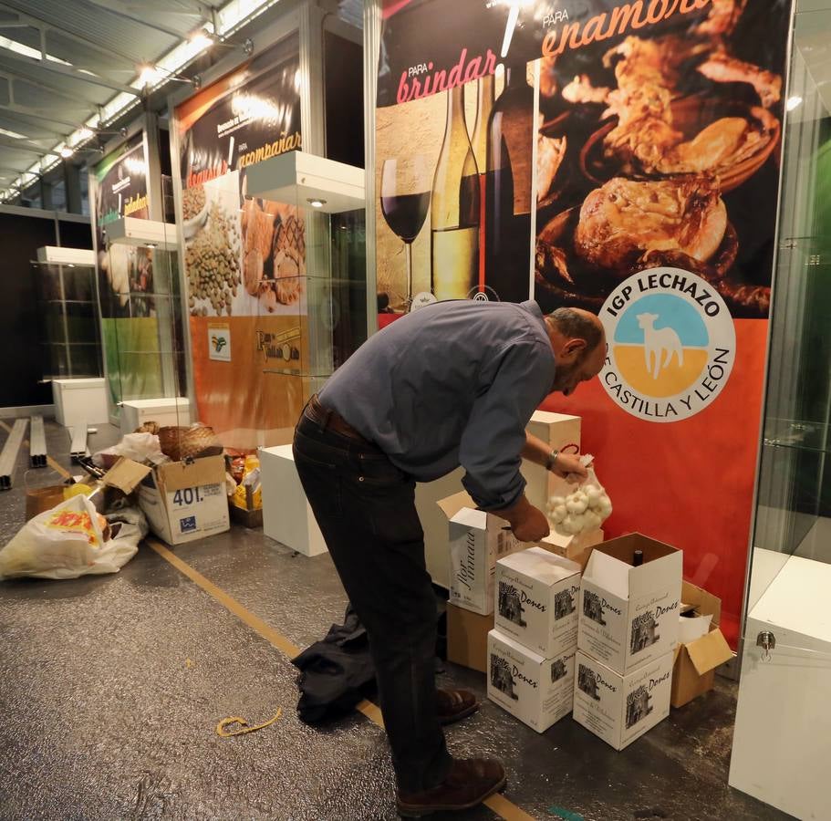 Preparativos para la XV Feria Alimentaria de Castilla y León