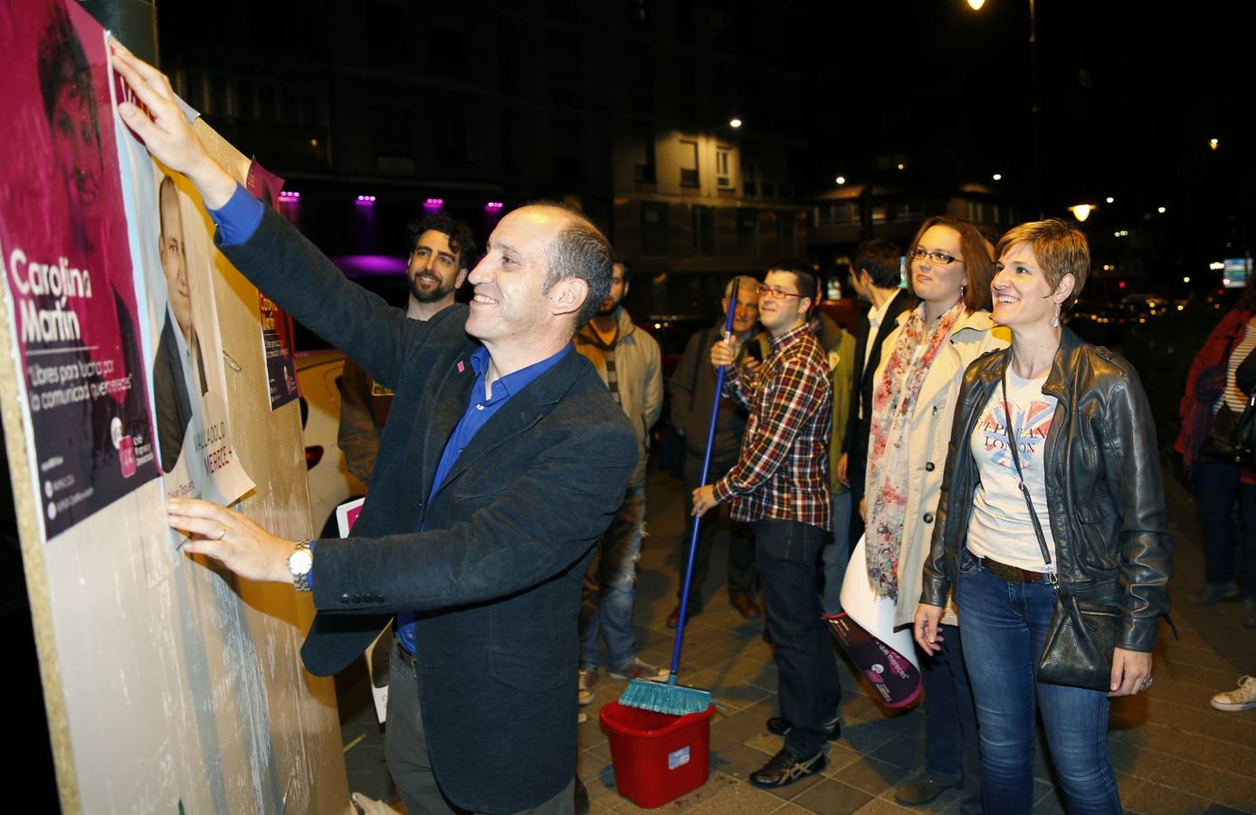 UPyD. Toquero y Carolina Martín, anoche.