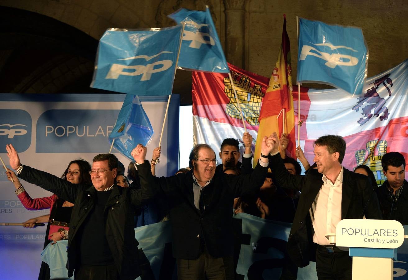 Burgos. Inicio de la campaña electoral del PP en Burgos por parte de Juan Vicente Herrera.