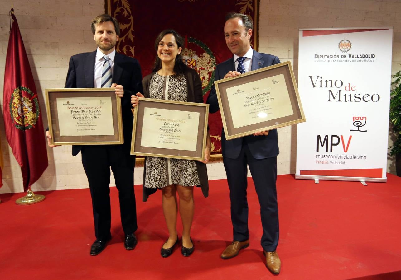 Entrega de los premios &#039;Vino de Museo 2015&#039; en el Museo del Vino de Peñafiel (Valladolid)
