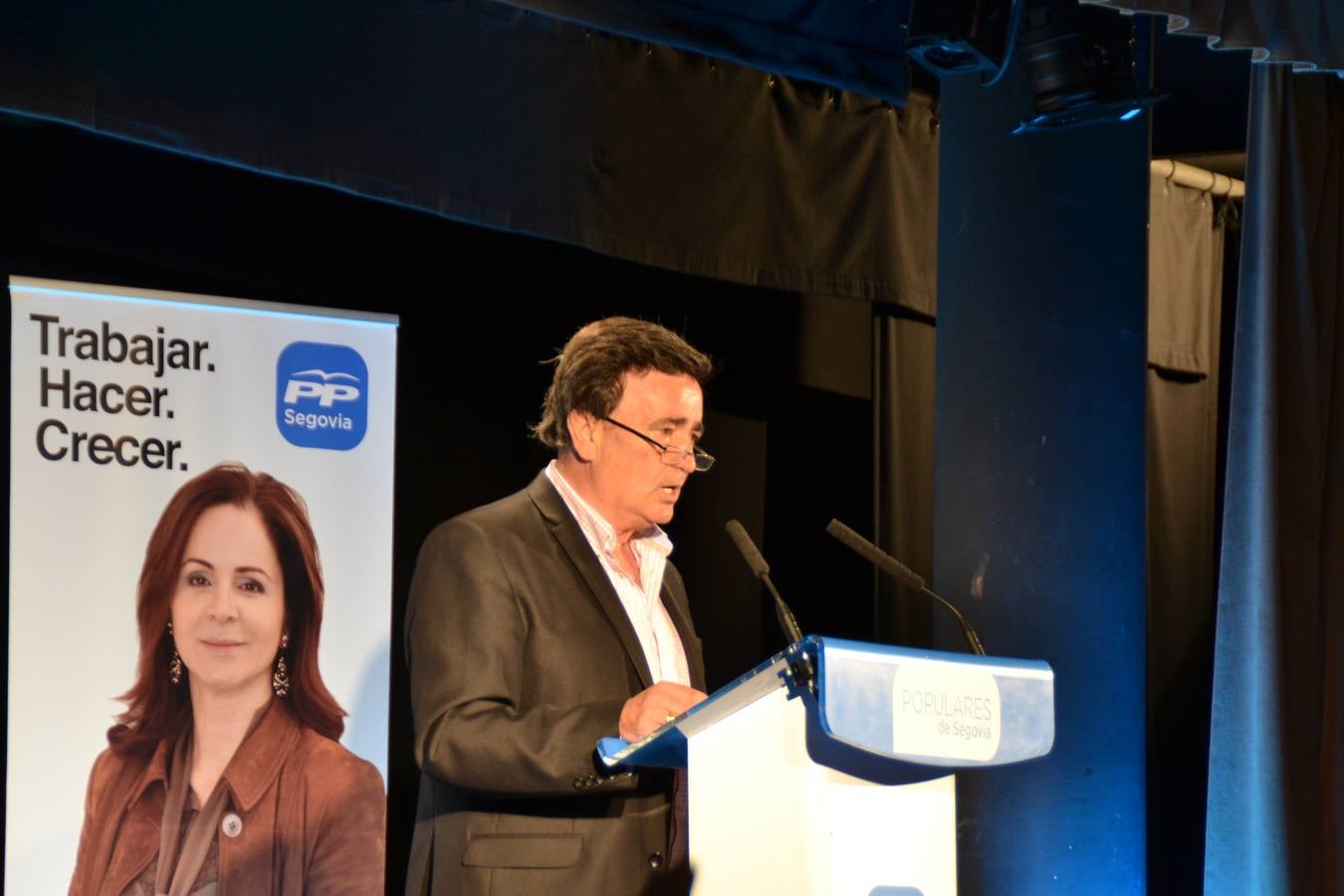 El candidato del PP a la Presidencia de la Junta de Castilla y León visita la provincia de Segovia