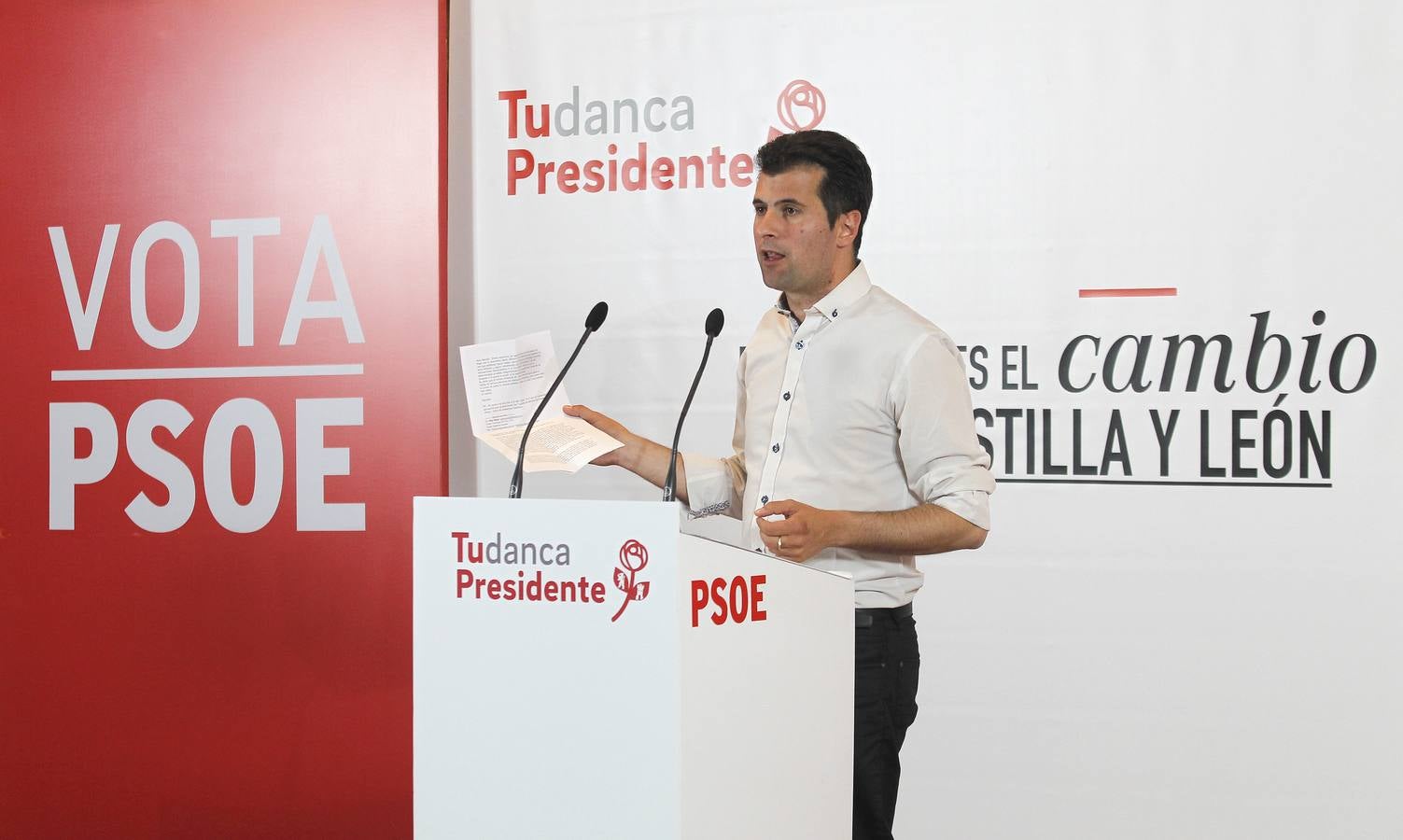 Miriam Andrés recurre a Eduardo Madina para reactivar la ilusión de los socialistas palentinos