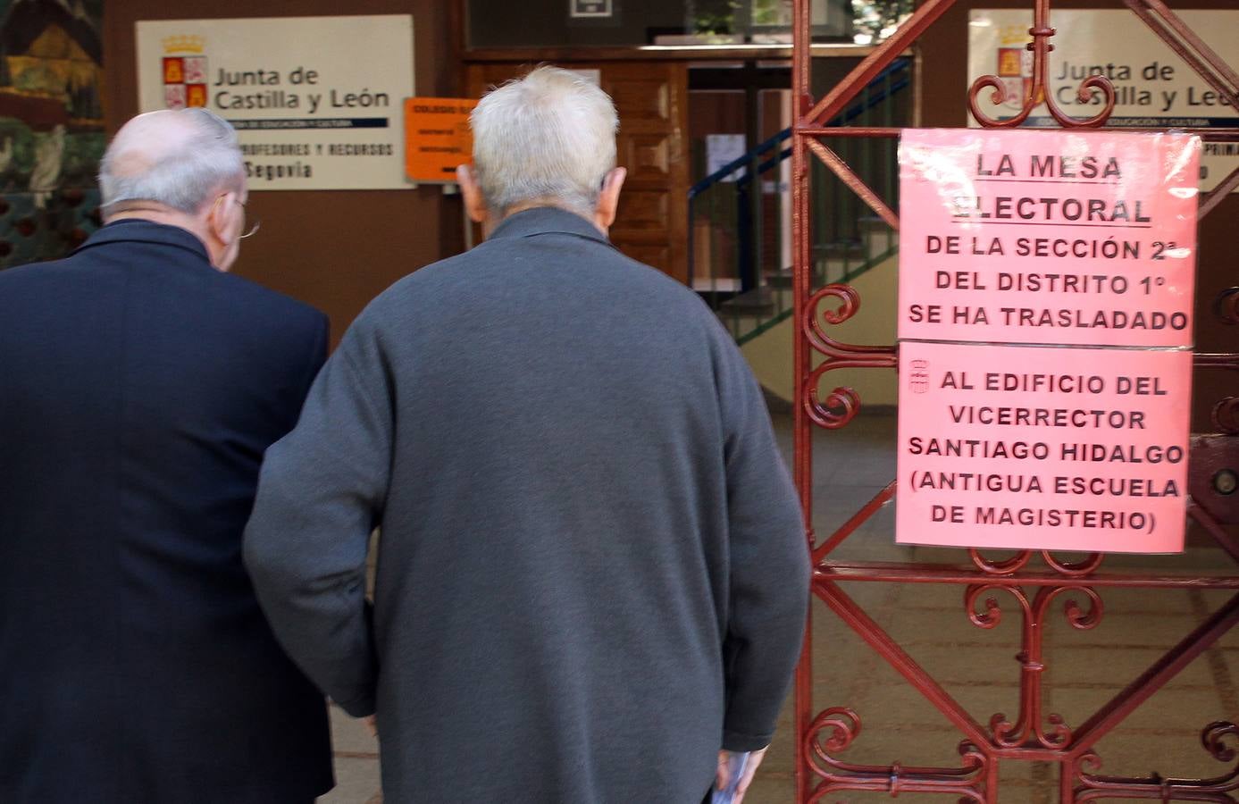 Jornada electoral en Segovia