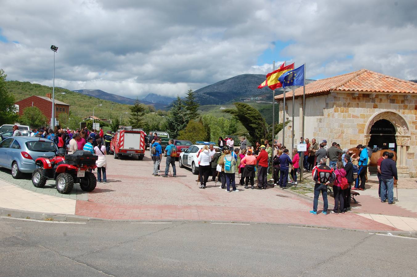 Vecinos de Guardo (Palencia) participan en la búsqueda del vecino desaparecido