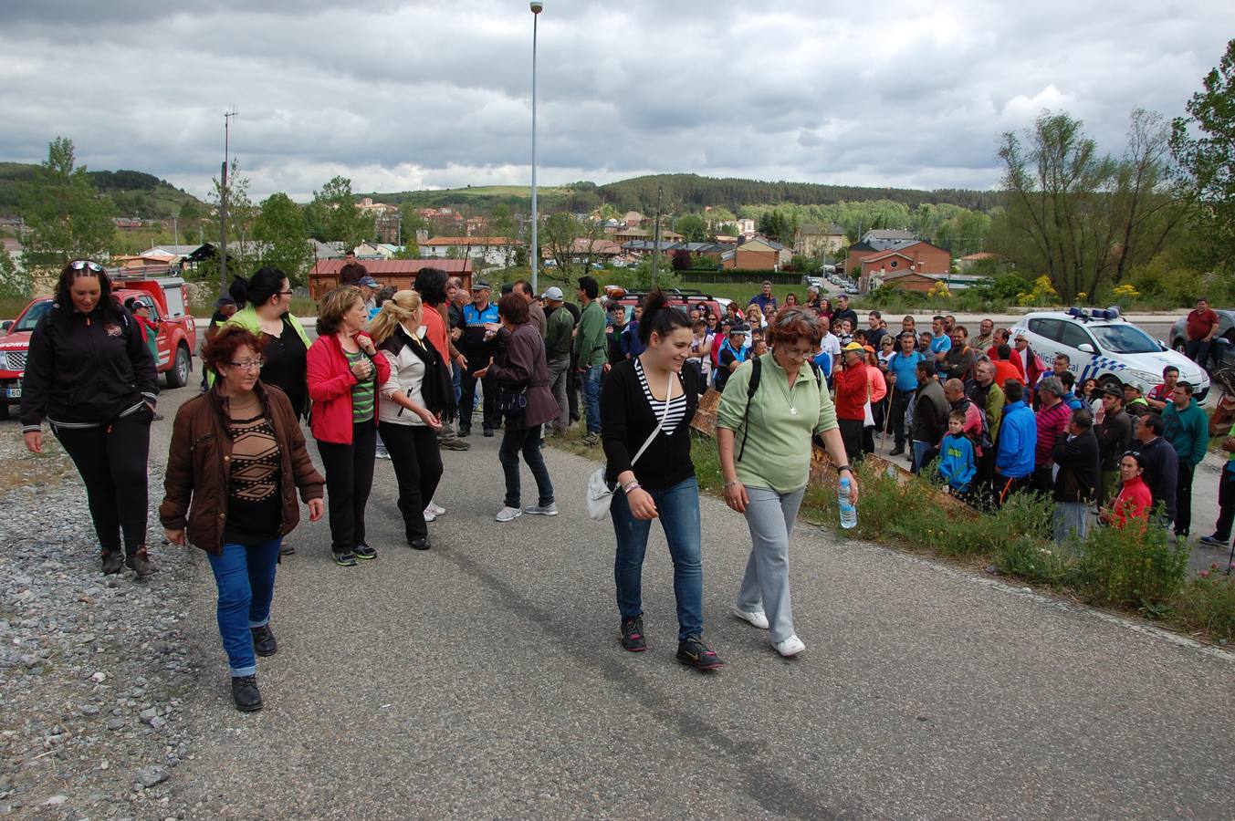 Vecinos de Guardo (Palencia) participan en la búsqueda del vecino desaparecido