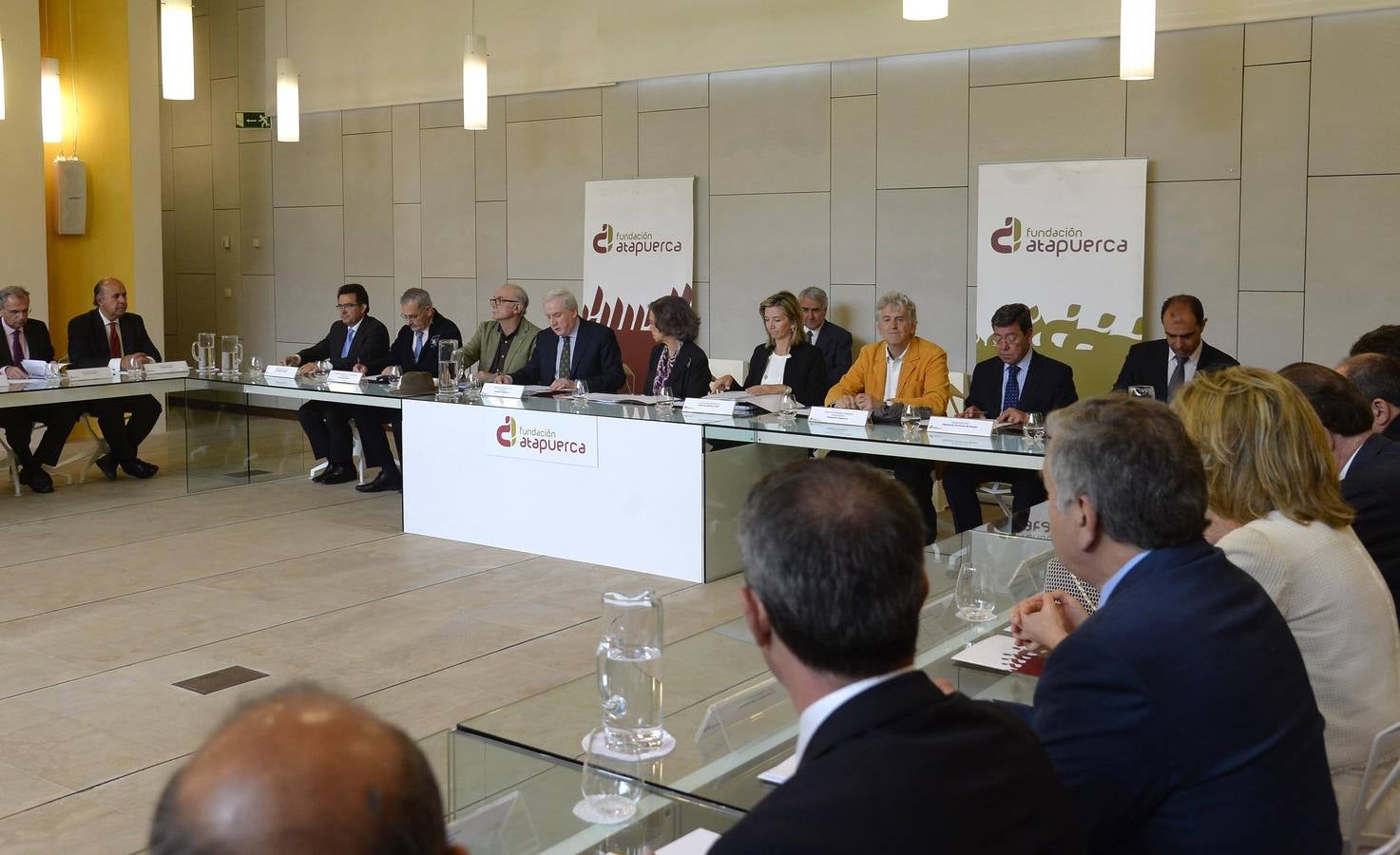 La reina Sofía visita el Parque Arqueológico de Atapuerca