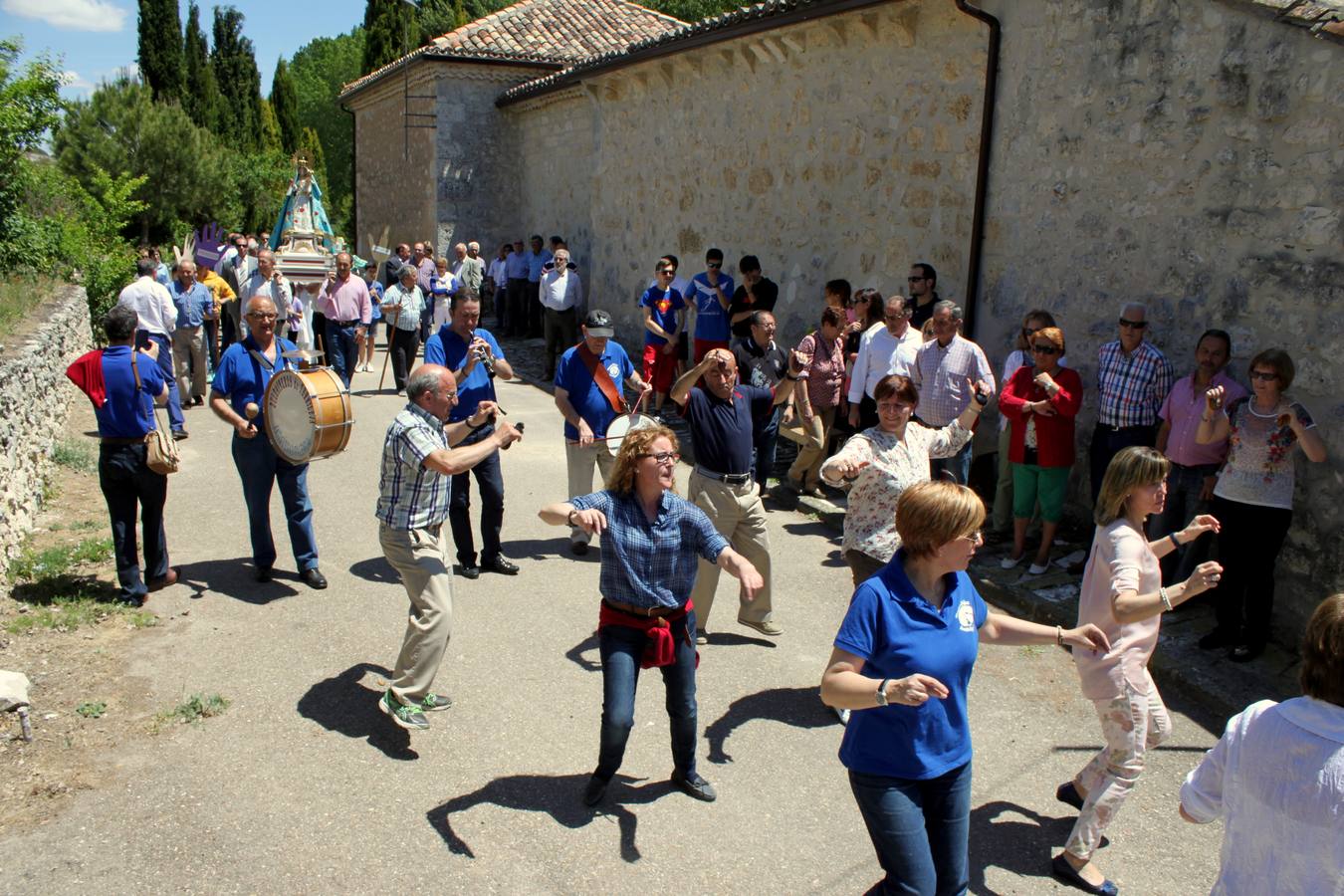 Los vecinos de Antigüedad (Palencia) festejan a la Virgen de Garón