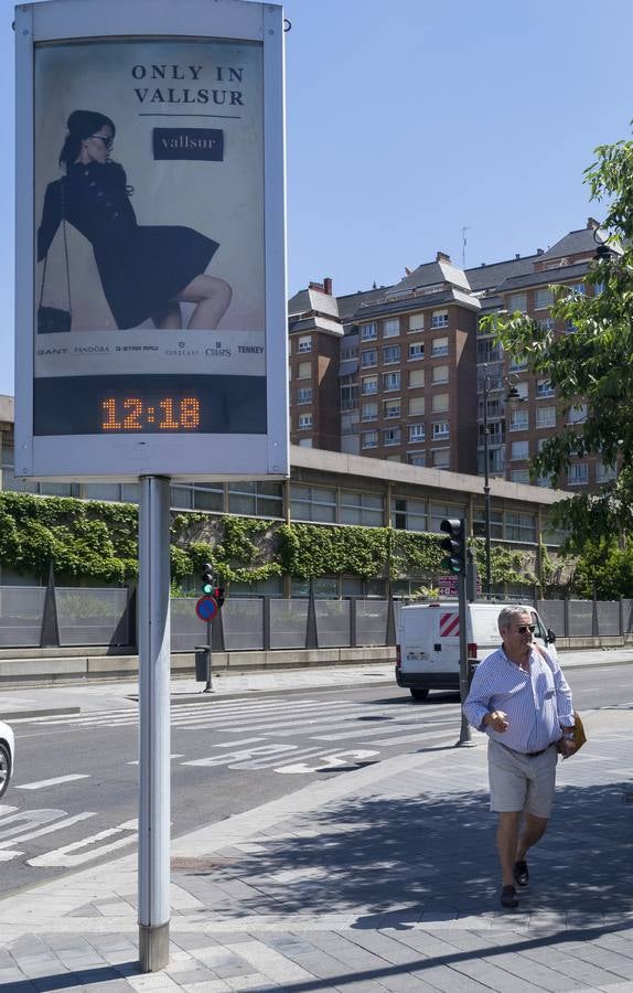 El calor se instala en Valladolid