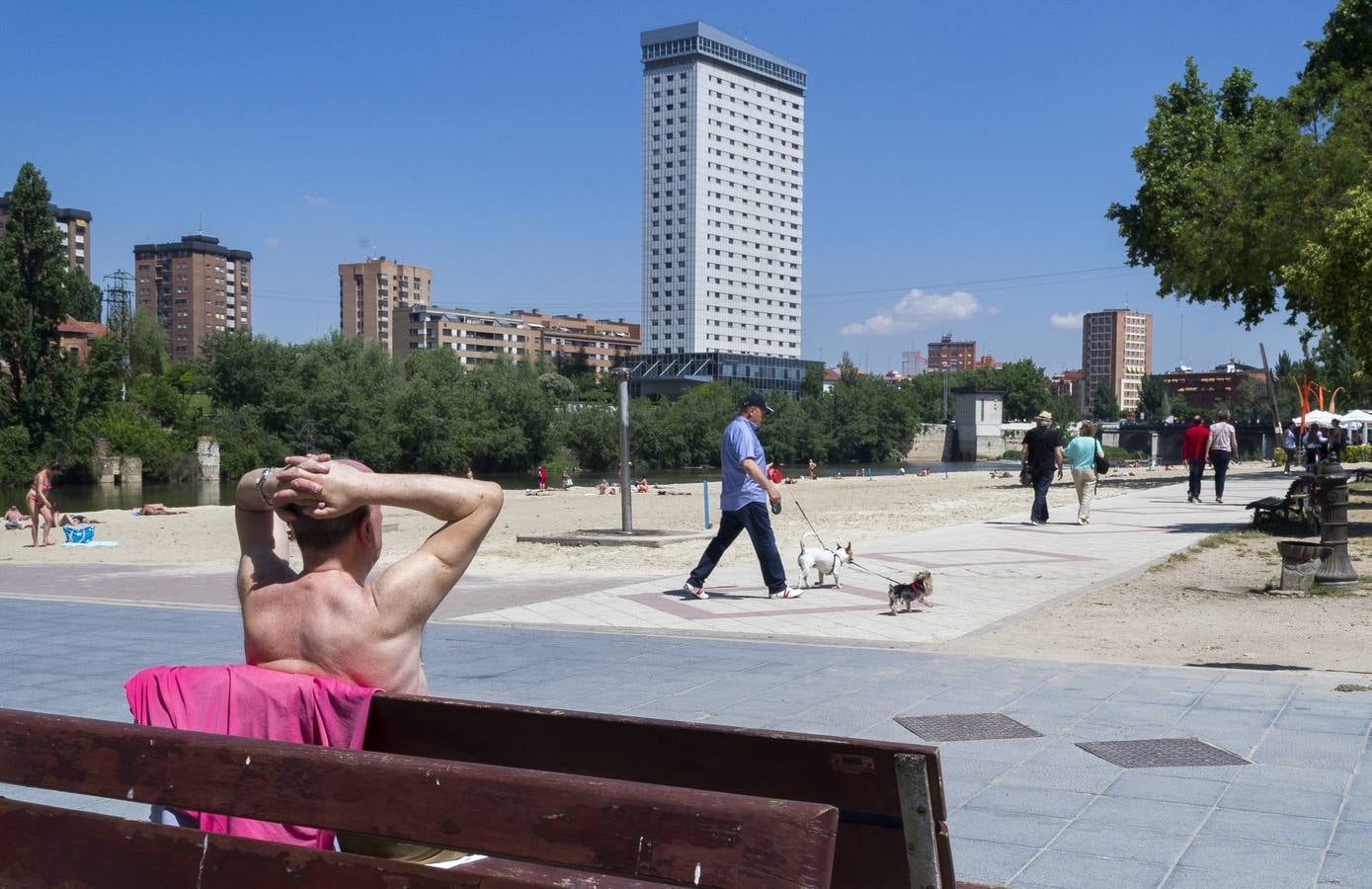El calor se instala en Valladolid