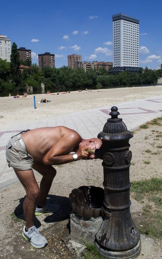 El calor se instala en Valladolid