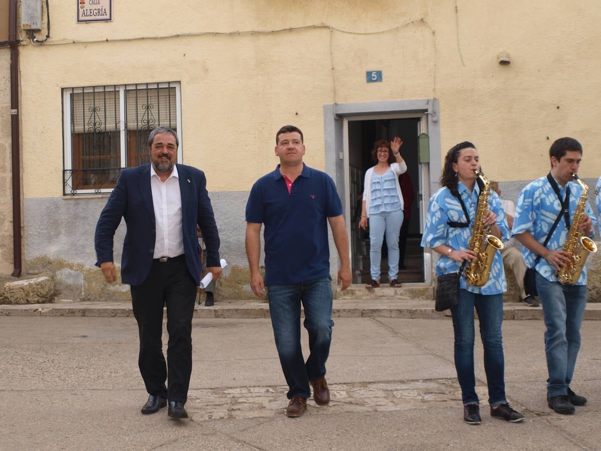 Carlos Aganzo, pregonero de las fiestas de Villalba de los Alcores (Valladolid)