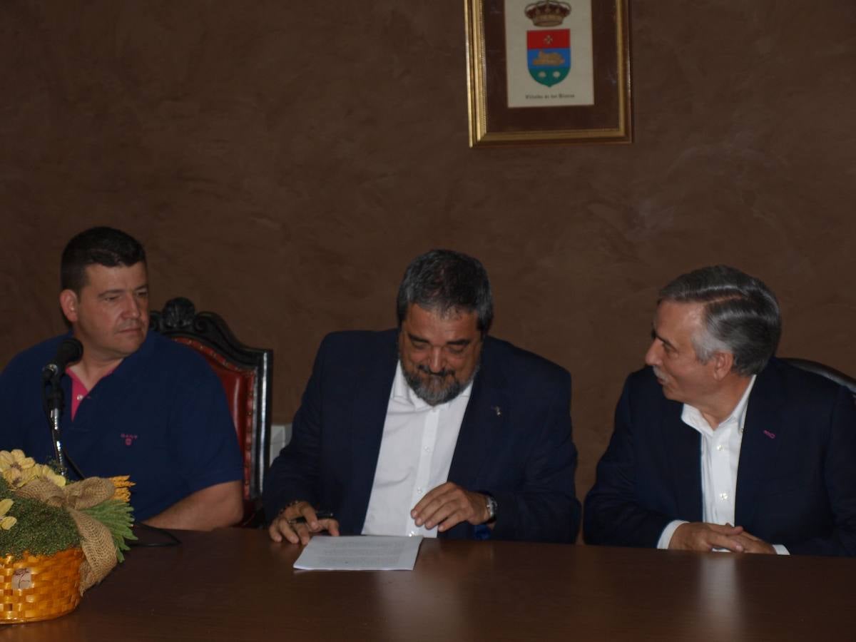 Carlos Aganzo, pregonero de las fiestas de Villalba de los Alcores (Valladolid)