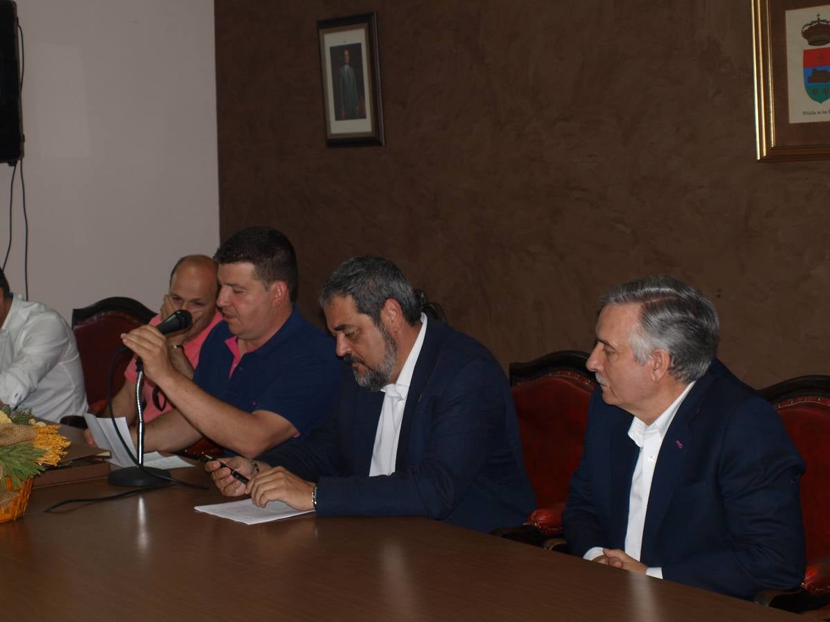 Carlos Aganzo, pregonero de las fiestas de Villalba de los Alcores (Valladolid)