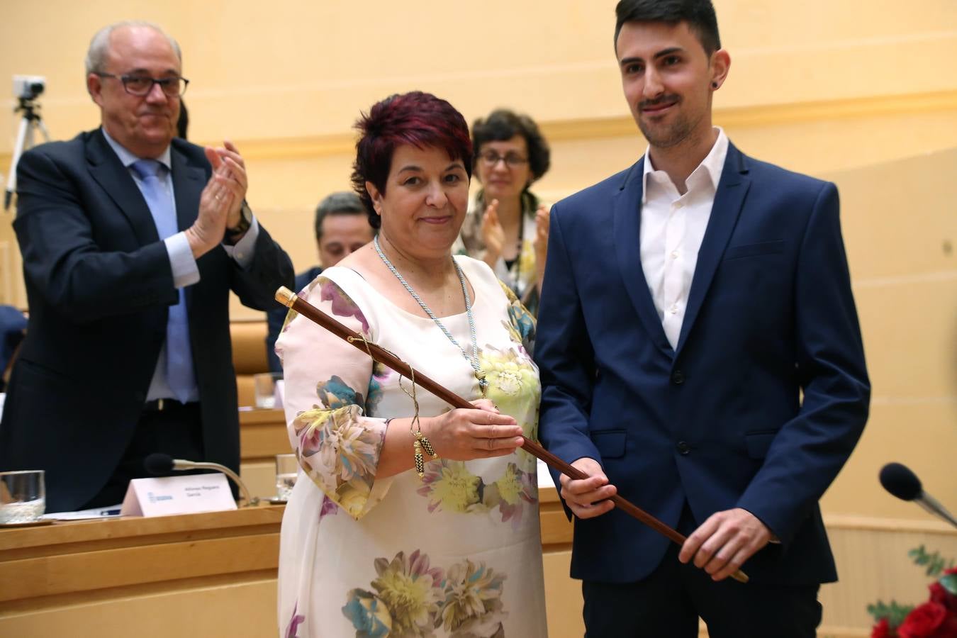 Clara Luquero toma posesión como alcaldesa de Segovia.