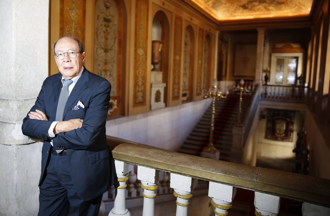 Francisco Rico, en el Aula de Cultura de El Norte de Castilla