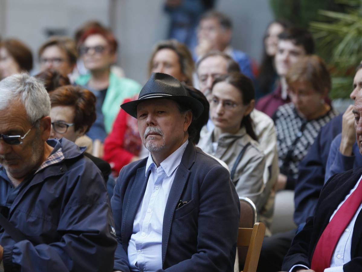 Francisco Rico, en el Aula de Cultura de El Norte de Castilla