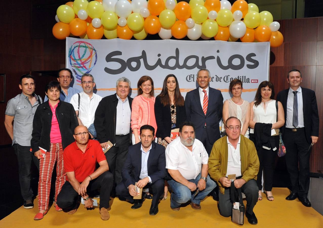 Invitados de los IV Premios Solidarios Kutxabank de El Norte de Castilla