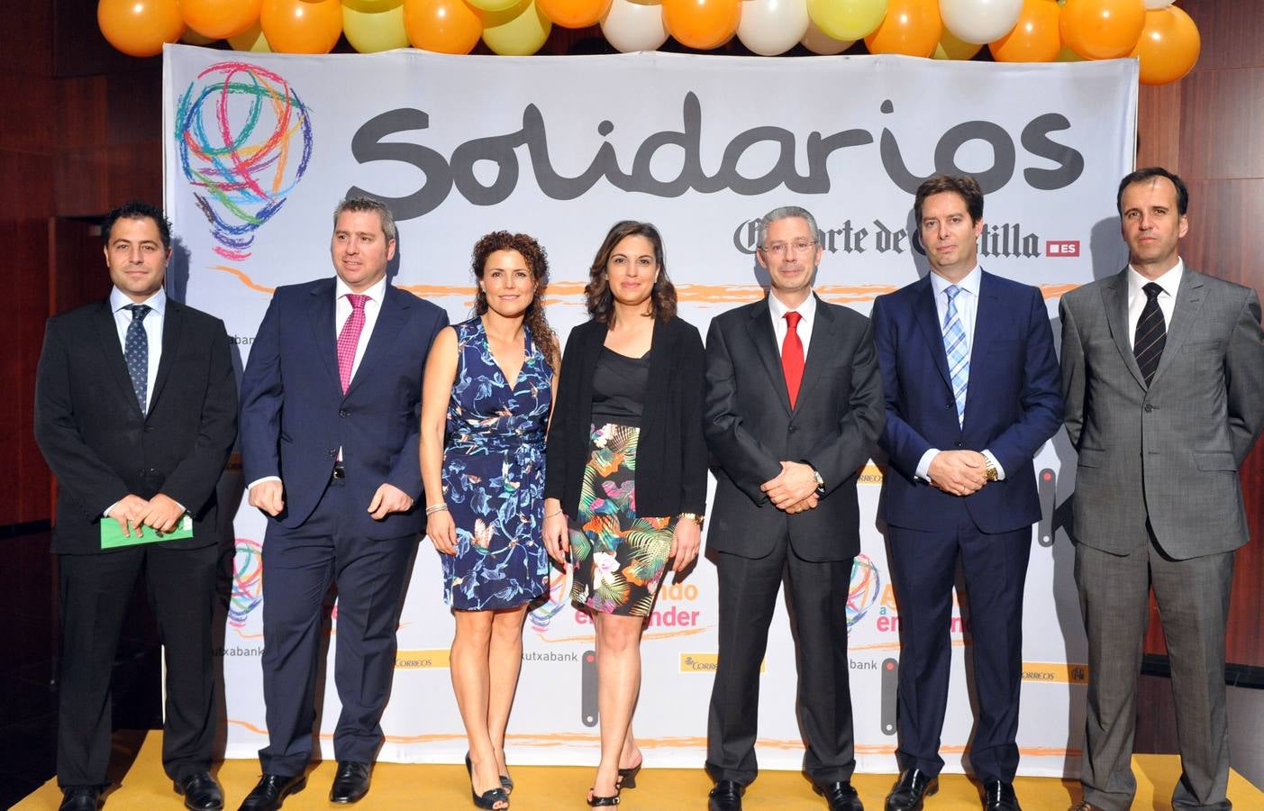 Invitados de los IV Premios Solidarios Kutxabank de El Norte de Castilla