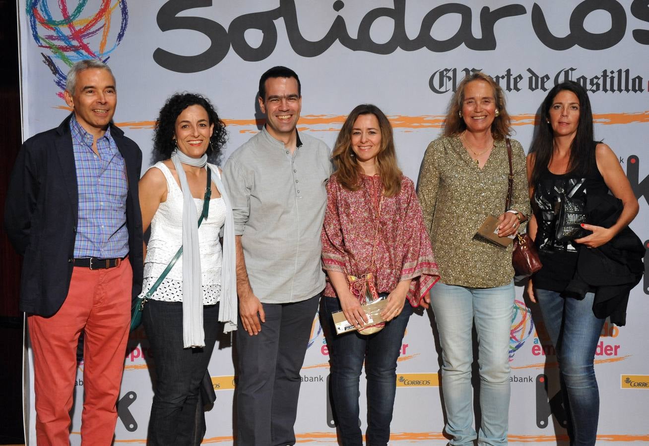 Invitados de los IV Premios Solidarios Kutxabank de El Norte de Castilla