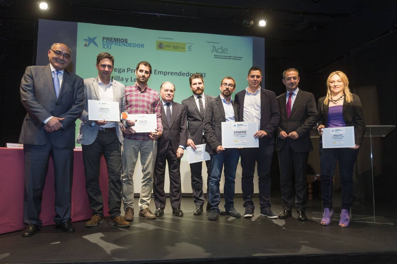 Entrega de los Premios EmprendedorXXI Castilla y León de Caixabank