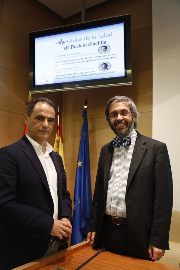 Ricardo Canal y Luis Antonio Pérez analizan los transtornos del autismo en el Aula de Salud de El Norte de Castilla en Salamanca