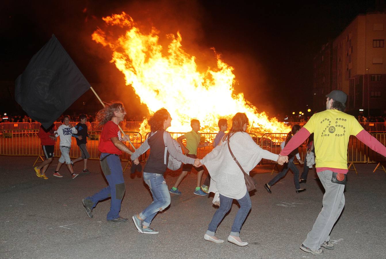 Celebración de la noche de San Juan en Palencia