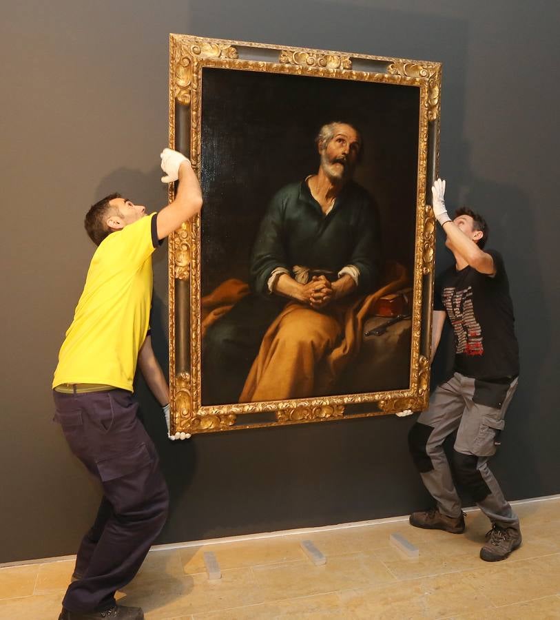 Montaje de la exposición &#039;Tiempos de melancolía. Creación y desengaño en la España del Siglo de Oro&#039; en el Museo de Escultura de Valladolid