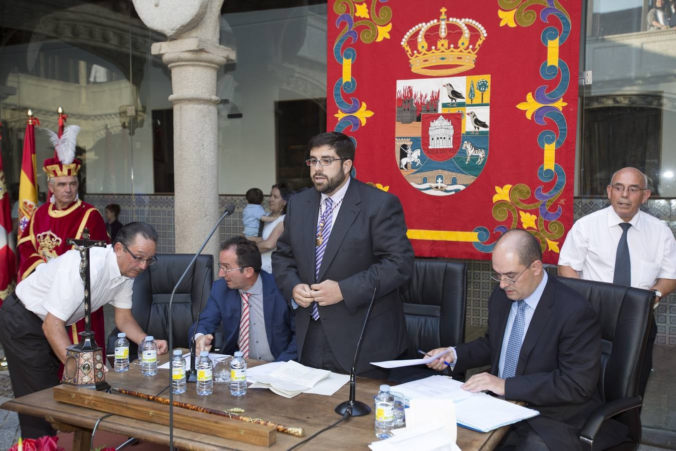 El candidato no oficial del PP de Ávila, Jesús Manuel Sánchez Cabrera, toma posesión como presidente de la Diputación de Ávila