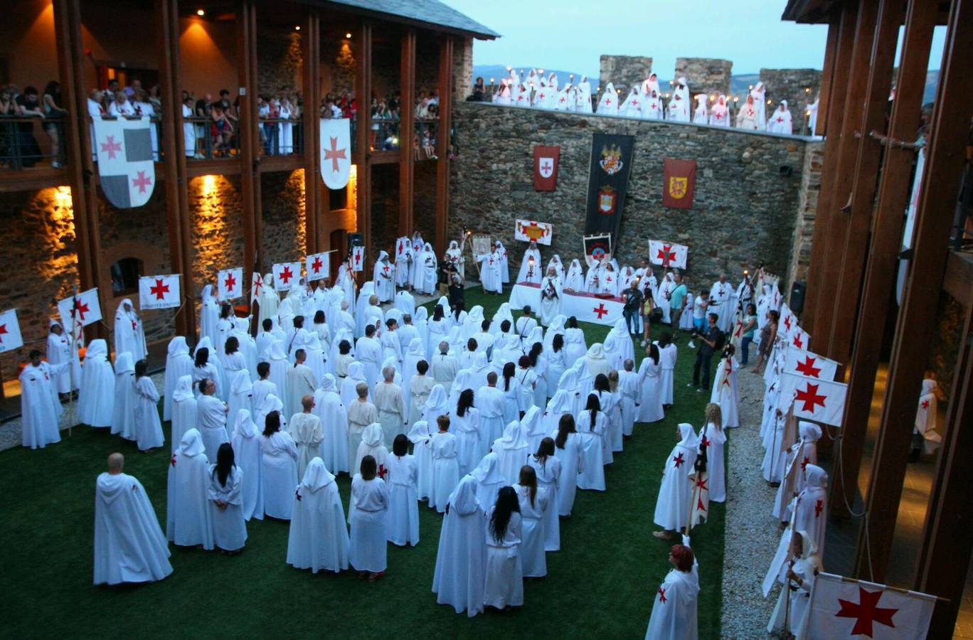 Noche templaria en Ponferrada (León)