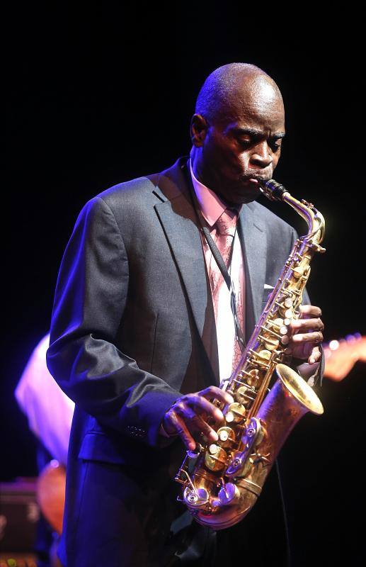 Maceo Parker, durante su actuación en San Benito.