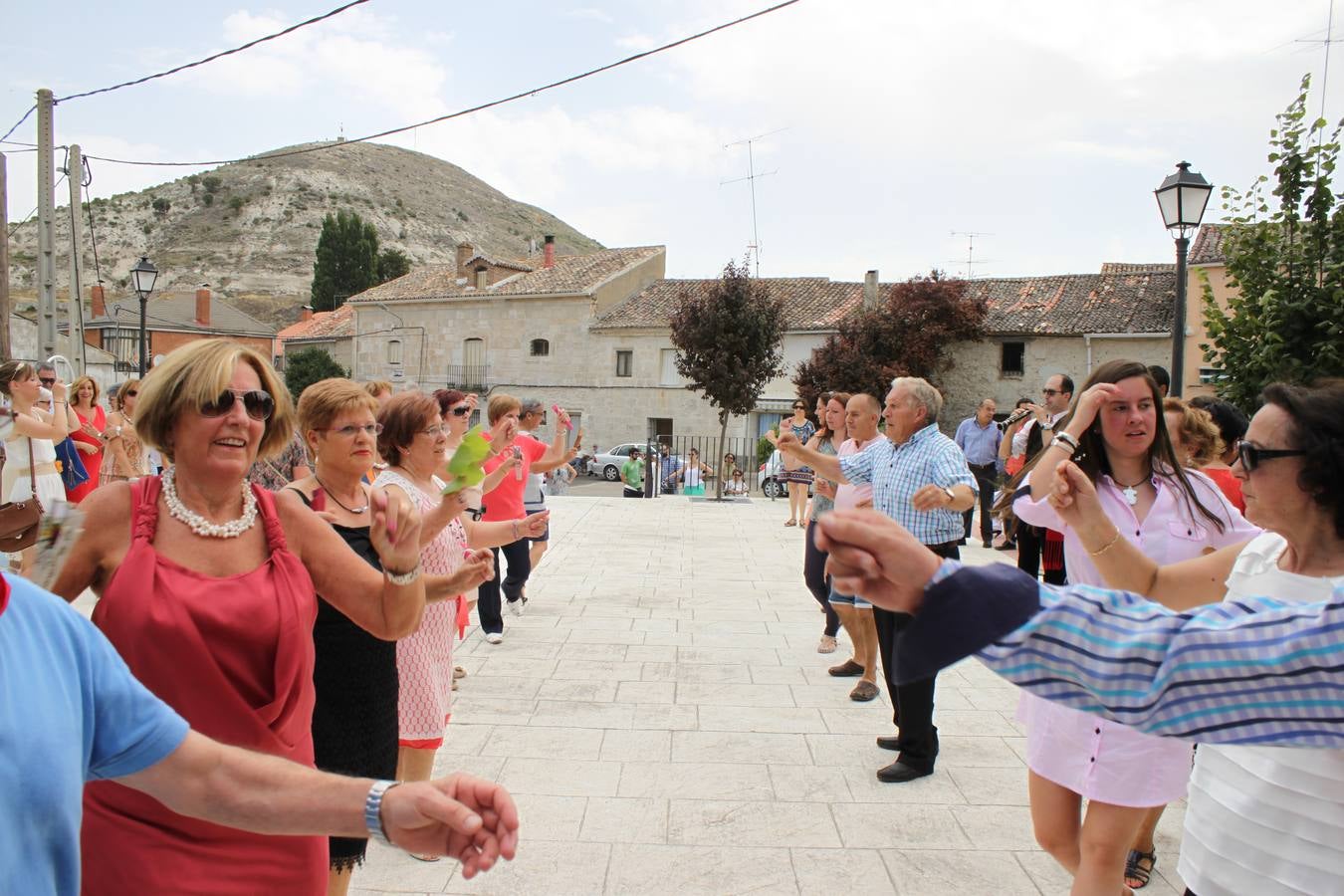 Celebración de la fiesta de la Virgen del Carmen en Cevico Navero