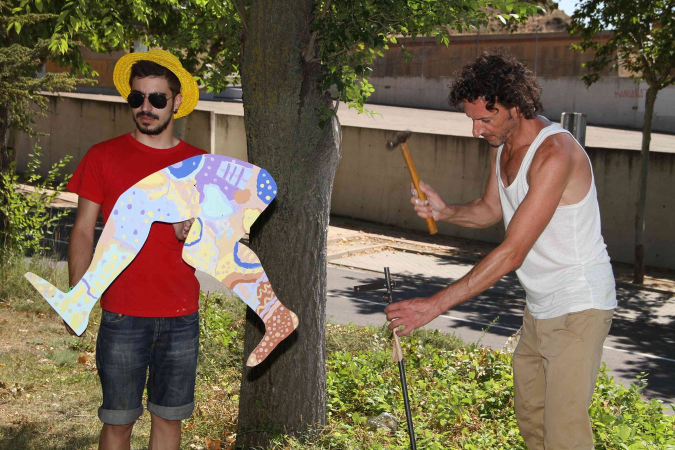 El artista vallisoletano Francisco Mateos participa en la XXI Semana Infantil de Peñafiel