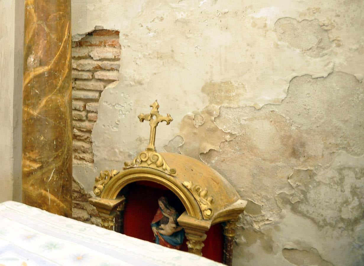 La carcoma se ceba con el artesonado y la torre de la iglesia de Alaejos