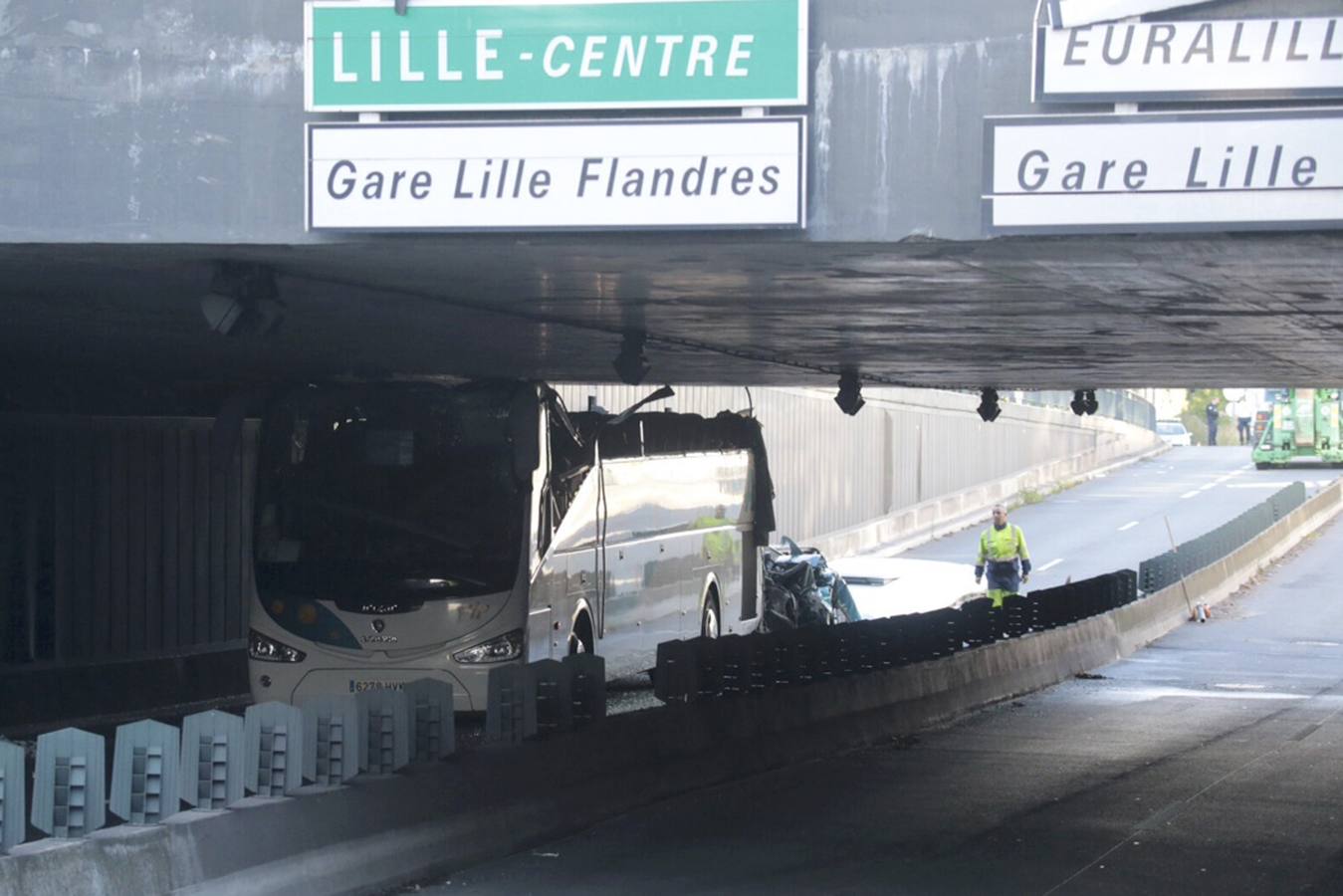 Accidente de un autobús español en Francia